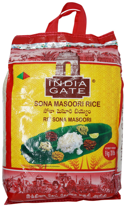 India Gate Sona Masoori Rice - 20lb