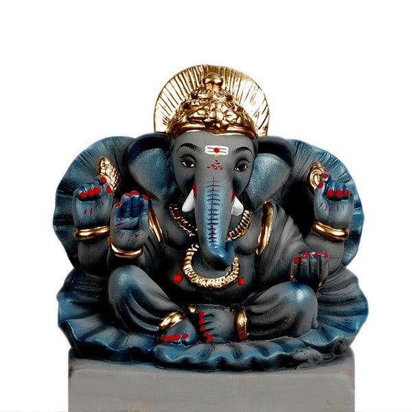 South Indian Eco-Friendly Clay Ganesh Idols 10 Inches (SI09) – buniyaa.com