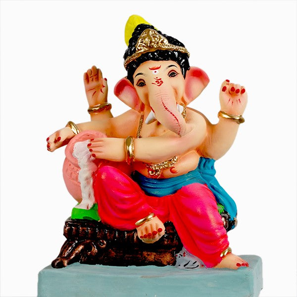 Eco-Friendly Clay Ganesh Idols 12 Inches (EF20) – buniyaa.com