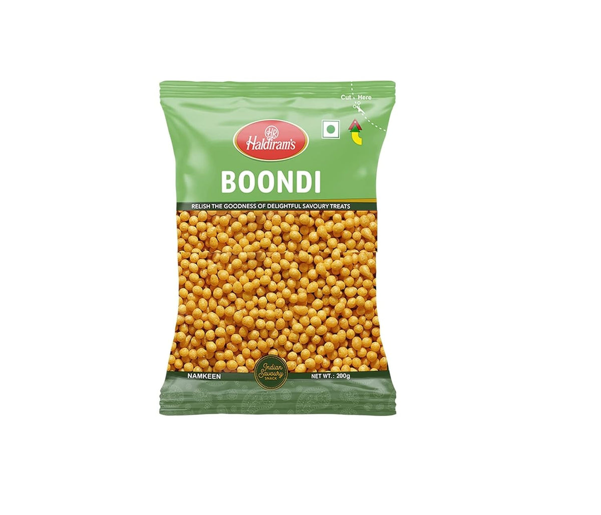 Buy Haldiram Boondi Plain - 200gm Online in USA – buniyaa.com