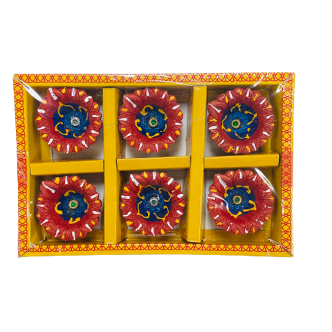 Decorative Diyas-pack of 6 (C143)