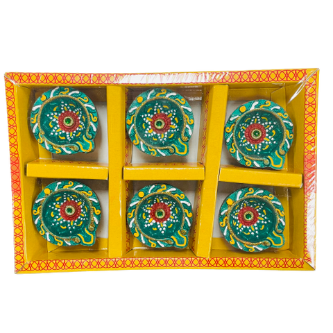 Decorative Diyas-pack of 6 (C144)