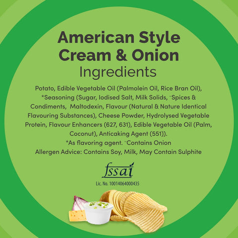 Lays American Style Cream & Onion