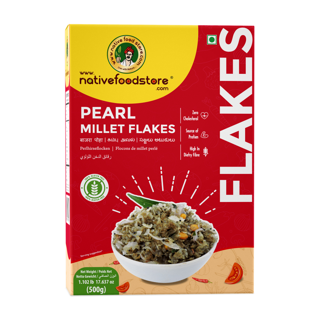 Pearl Millet Flakes (Kambu) 500g – buniyaa.com