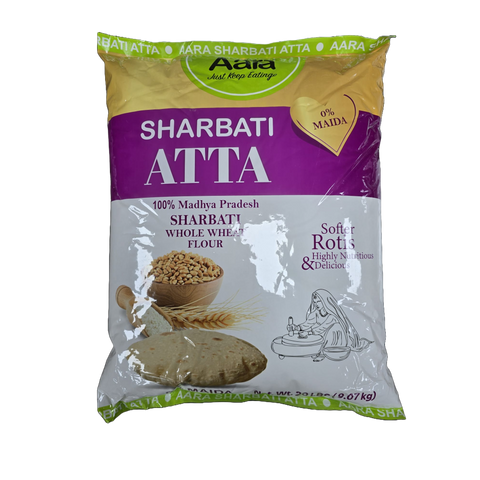 Aara Sharbati Whole Wheat Flour - 20LB