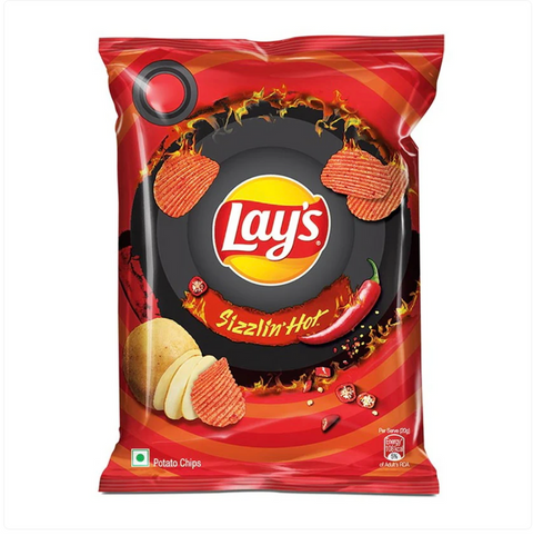 Lays Sizzlin' Hot Chips - 50g