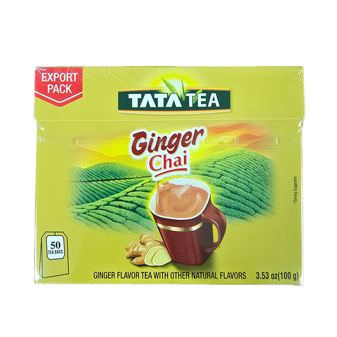 Tata Tea Ginger Chai - 50 Tea Bags (100gm)