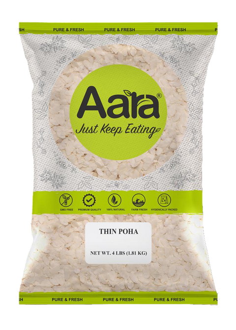 Wholesale Aara Poha Thin - 4 lb  - 10 Pack (1 Case)